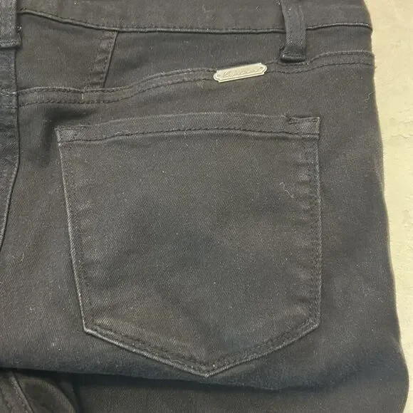 Kancan Signature black raw hem denim skinny jeans Size 27 EUC - Picture 6 of 9